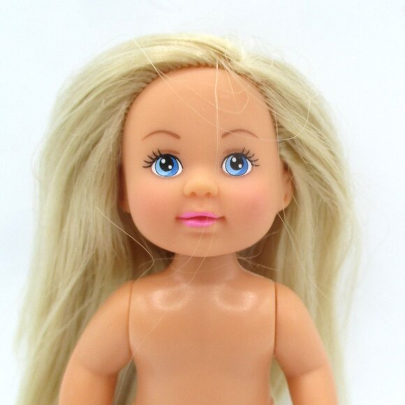 Simba Blonde Mini Doll 4.5" With Blue Eyes & Long Hair Collectible      i - Picture 1 of 4